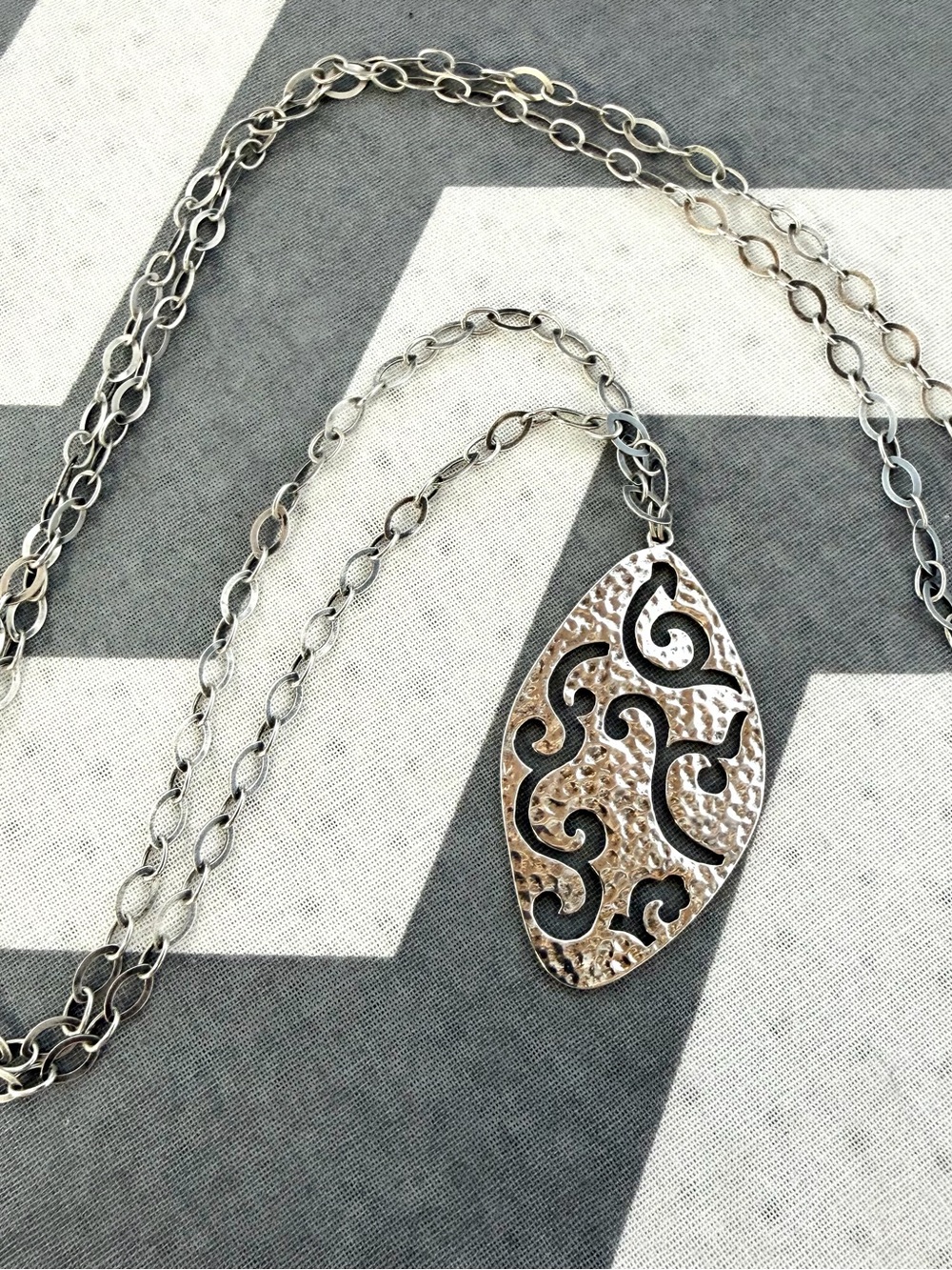 Silpada ‘Stormy Cove’ Long Pendant Necklace